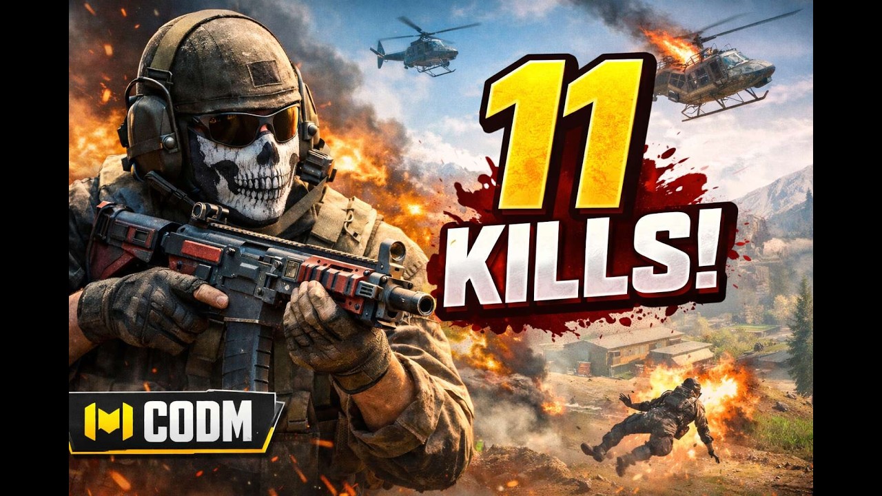 Call of duty Mobile 11 Kills Game Play 3