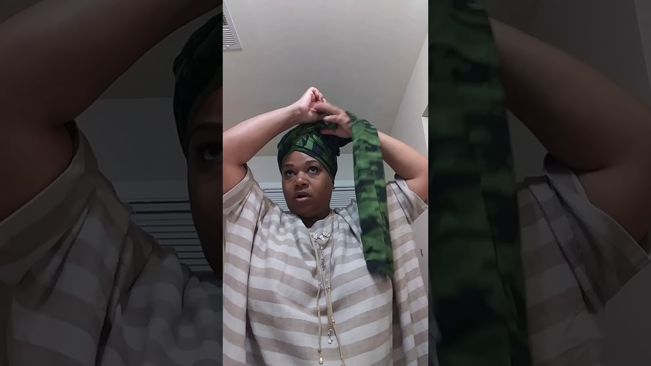 Why I started wrapping my head with leggings