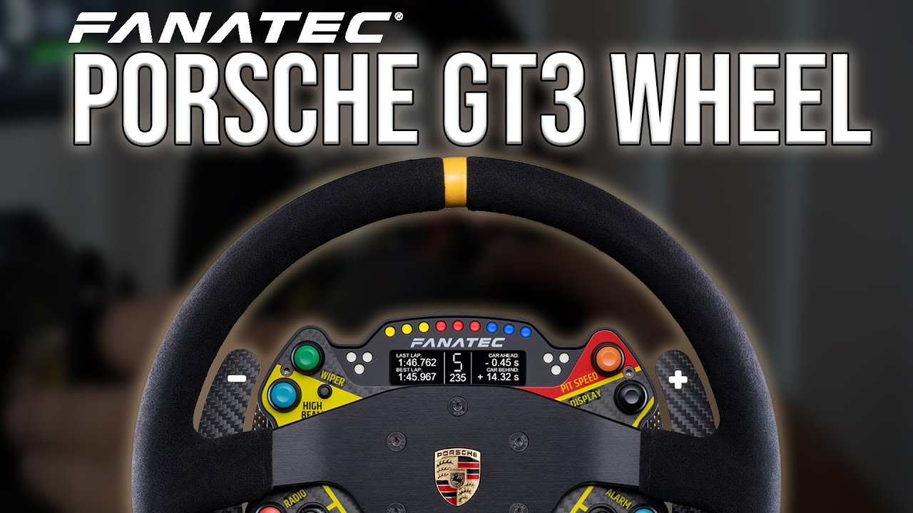 Fanatec's Best Rim Yet! Podium Series Porsche GT3 R Unboxing/Test Drive