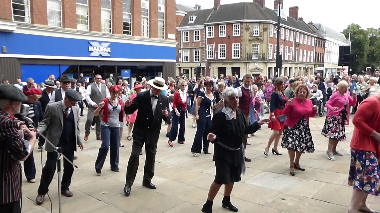 York Vintage Dance Group's Street Dance Performance of the Charleston Stroll in York