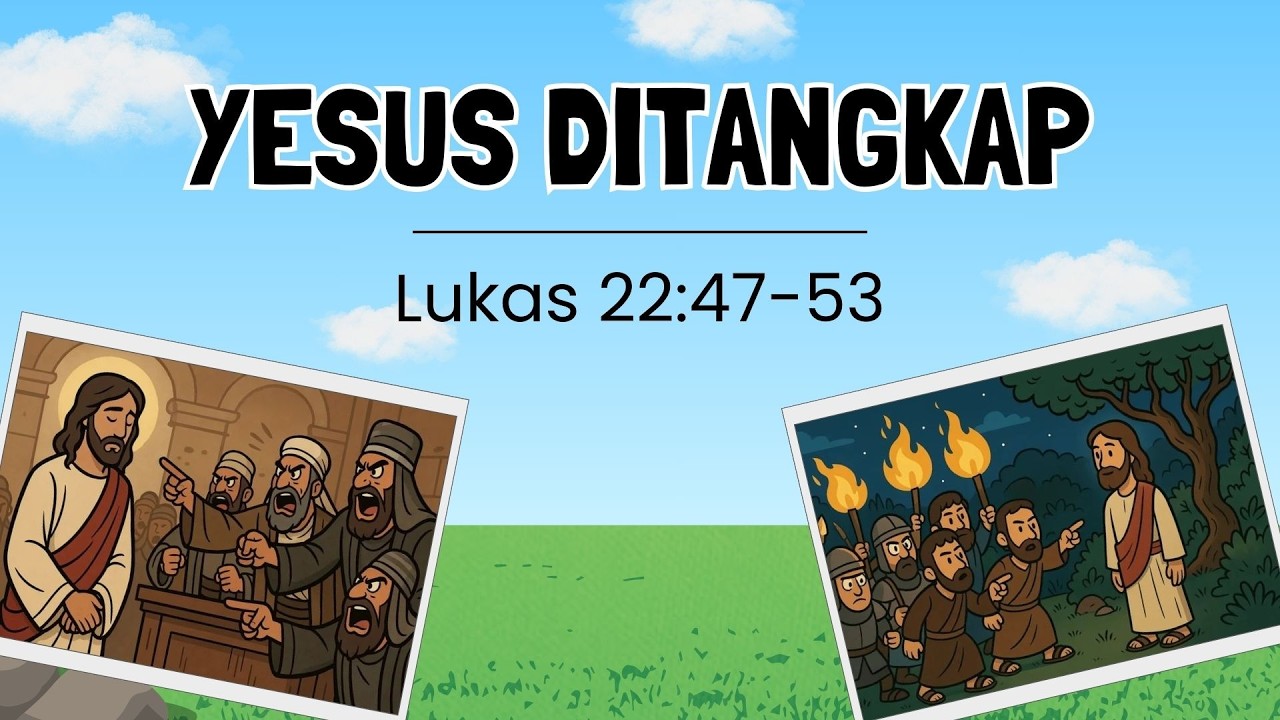 Yesus Ditangkap! Pengkhianatan Yudas & Ketaatan | Aktivitas Seru dan Cerita Alkitab Lukas 22:47–53