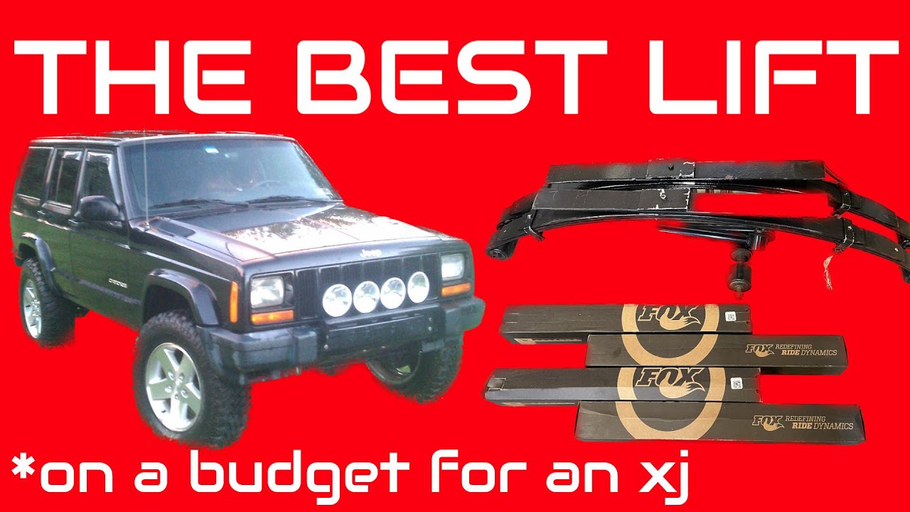 Lifting a Jeep Cherokee XJ with the BEST parts for the BEST ride with Zero Death wobble. 