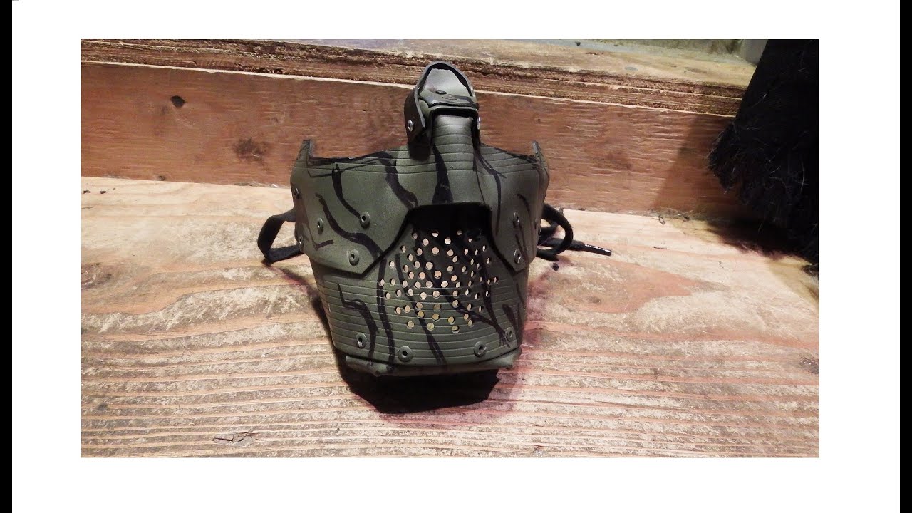 How To Make A Full Faced Airsoft/Paintball Mask