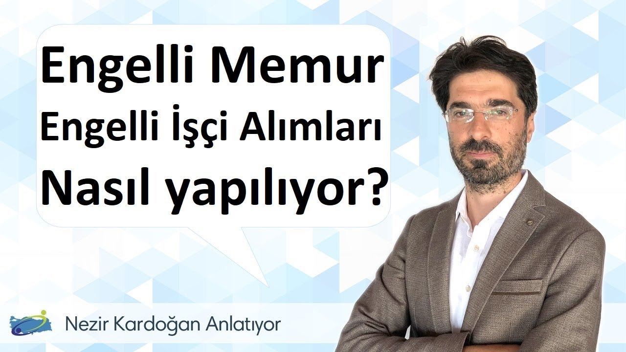Engelli memur, engelli işçi alımları nasıl yapılıyor? EKPSS şart mı?