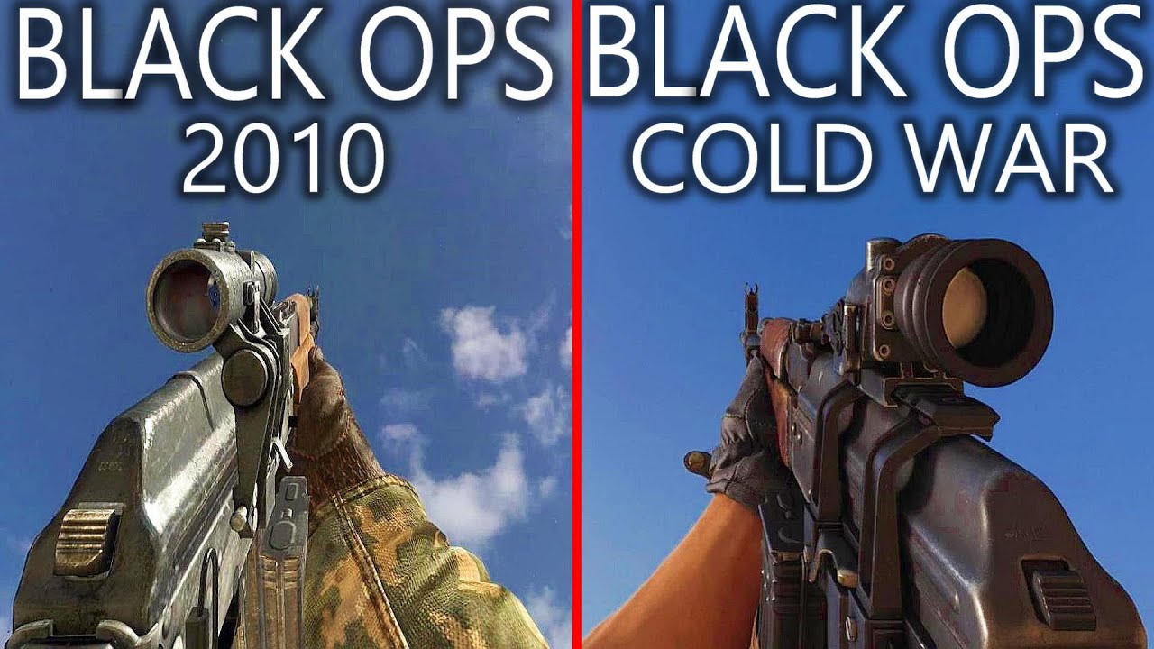 Black Ops Cold War vs Black Ops 1 - Weapons Comparison