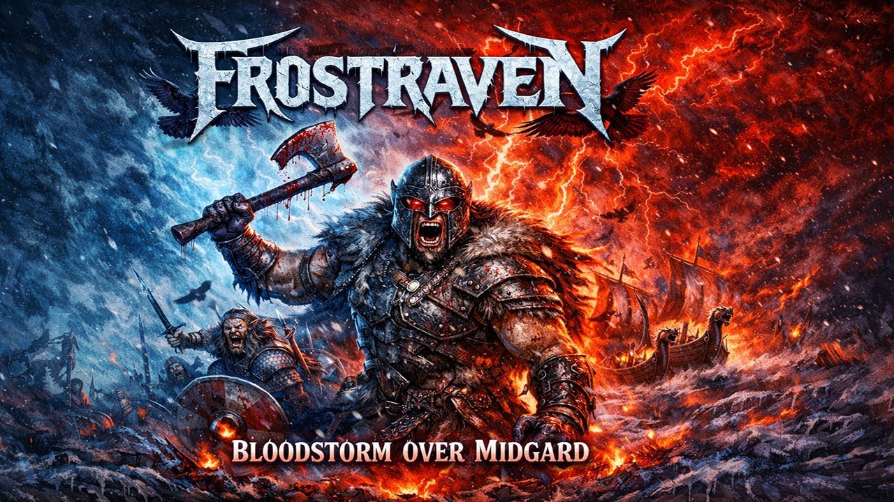 Bloodstorm Over Midgard – Frostraven | Viking Thrash Metal