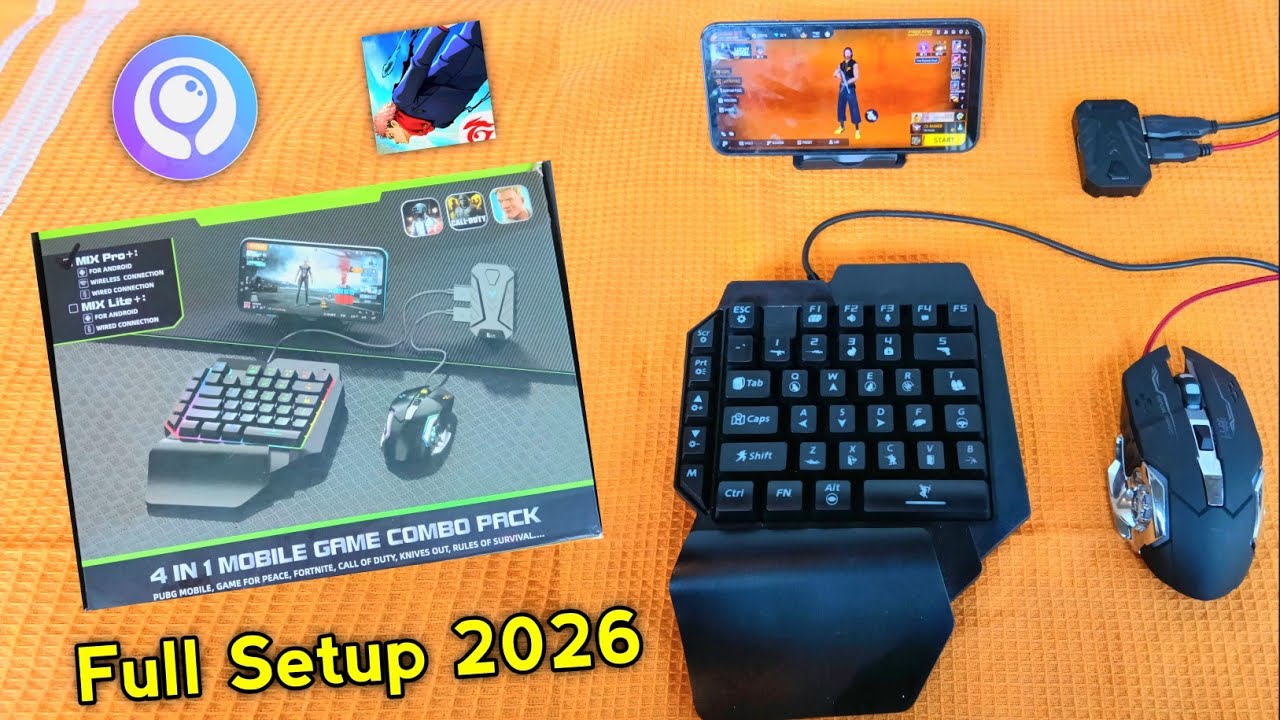 How to Play Free Fire with Keyboard & Mouse 2026 🎮 (Full Mix Pro + Setup)
