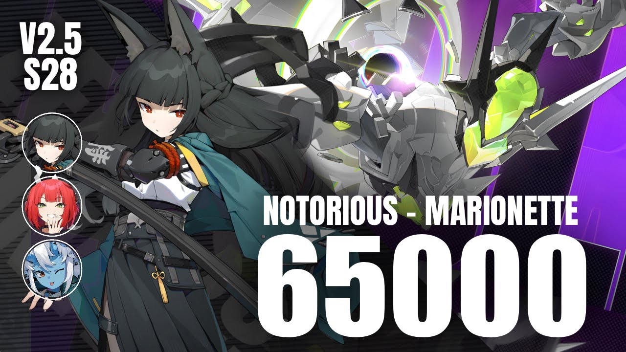 Miyabi 65000 Practice Notorious - Marionette | Deadly Assault S28 Zenless Zone Zero 2.5
