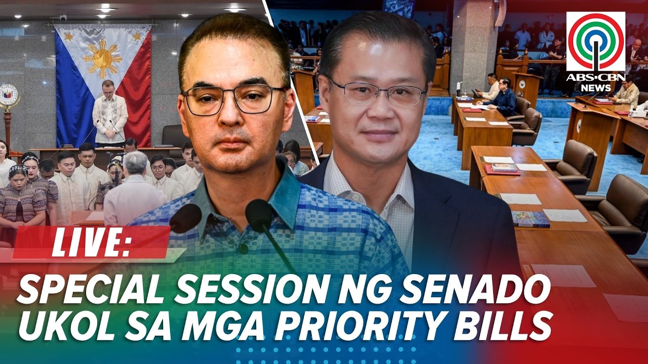 LIVE: Senate holds special session | ABS-CBN News (June 17, 2026)