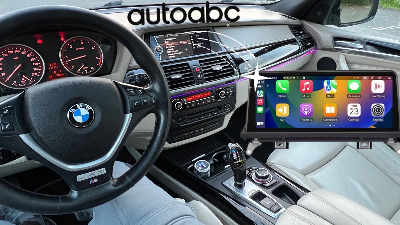 Instalez navigație Android /CarPlay pe BMW x5 E70 2008-2012