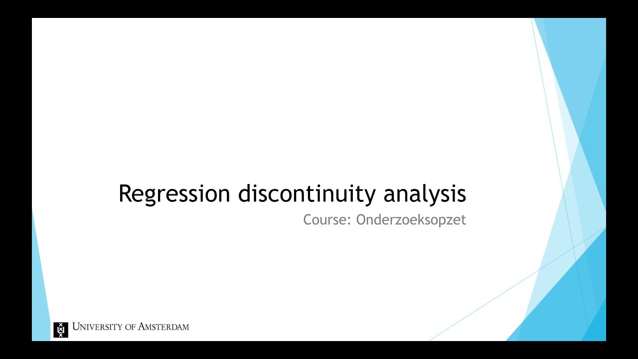 Regression Discontinuity Analysis