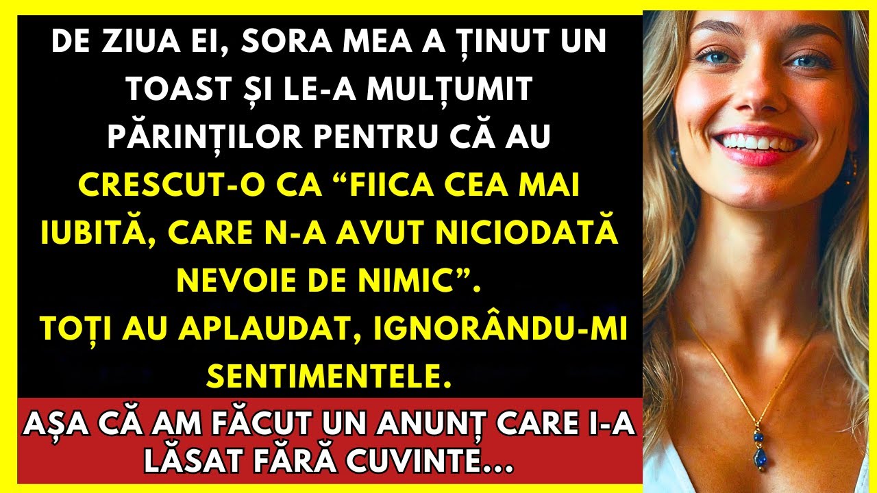 Sora Mea Le-A Mulțumit Părinților Pentru Că Au Crescut-O Ca “Fiica Cea Mai Iubită”. Așa Că Eu...