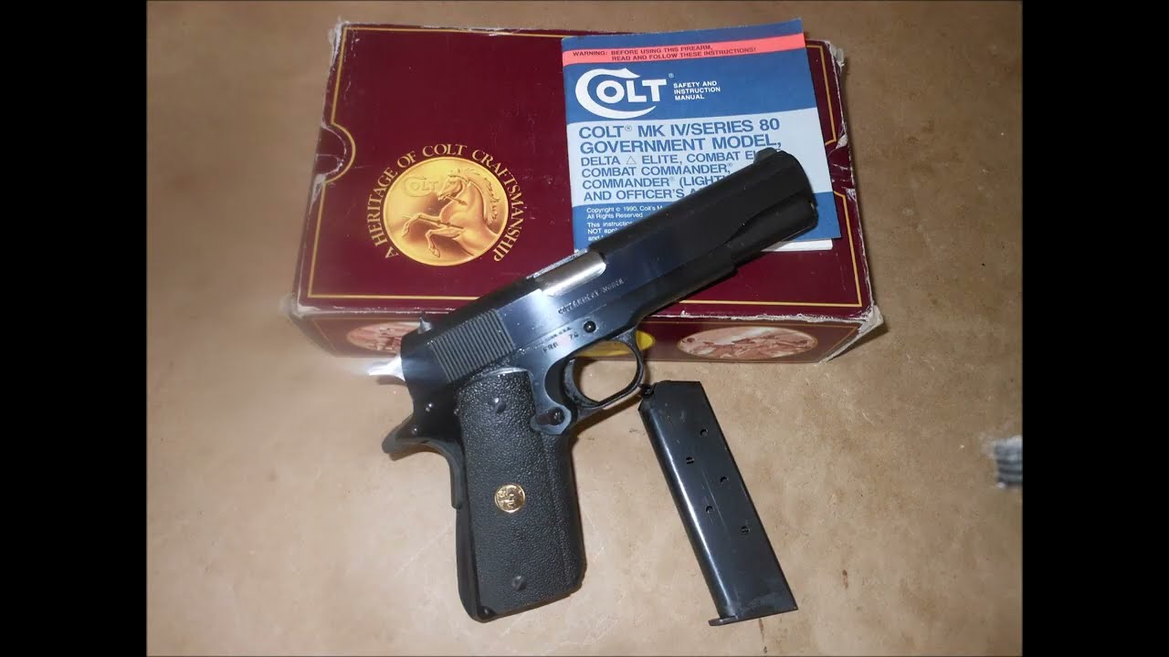 Colt 1911 .45 ACP Series 80 pistol – Government Model