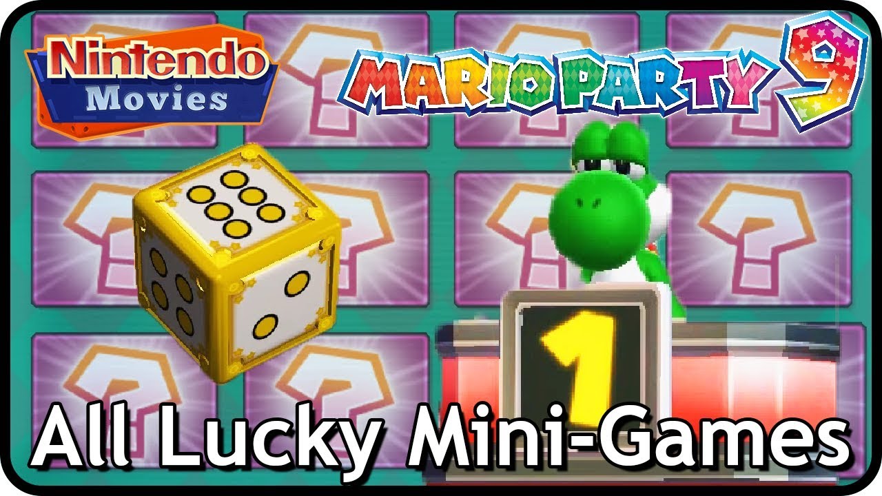 Mario Party 9 - All Lucky Minigames (2 Players)
