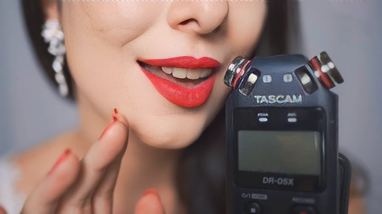 ASMR DE PERTO E DELICADO NO TASCAM - ESTALINHOS E MOUTH SOUNDS | Sweet Carol