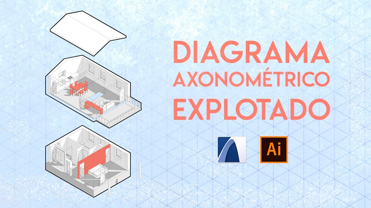 Diagrama Axonométrico Explotado- Exploded Axonometric Diagram - RAPIDO - ARCHICAD