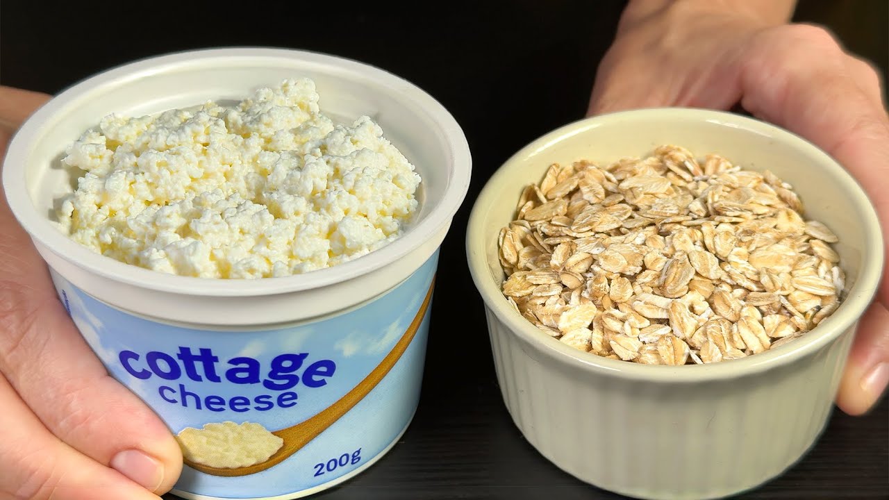 Deliciously Easy: 1 Cup Oats & Cottage Cheese Breakfast Recipe! 🌟