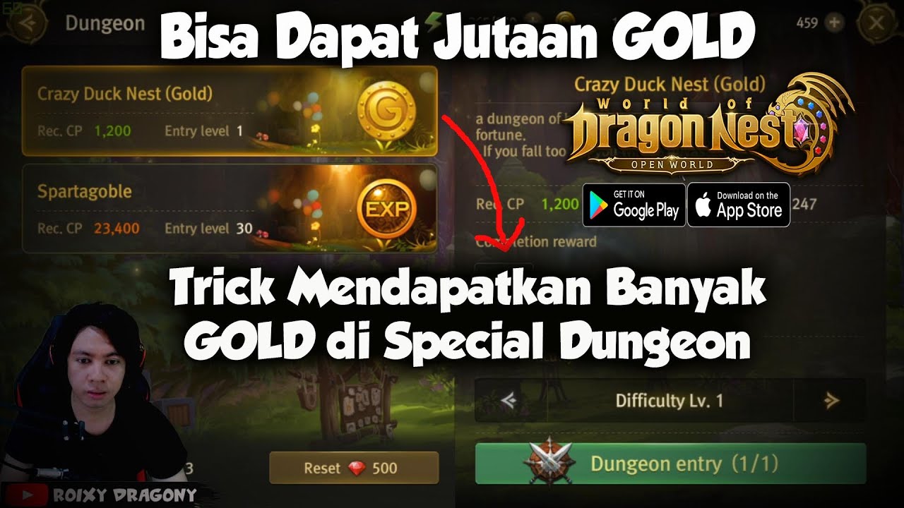 Tips Farming GOLD Ep.2 😅!!! World of Dragon Nest (ENG) Android MMORPG
