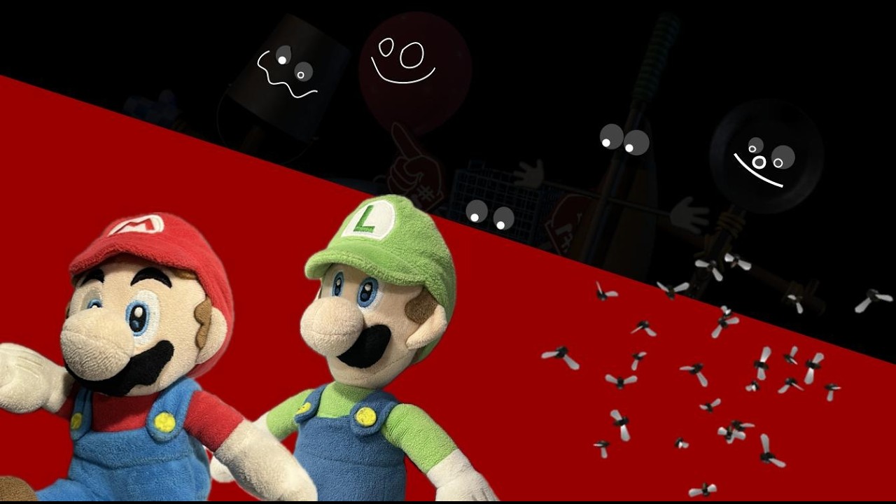 Mario Bros Plush: A Trashy Situation