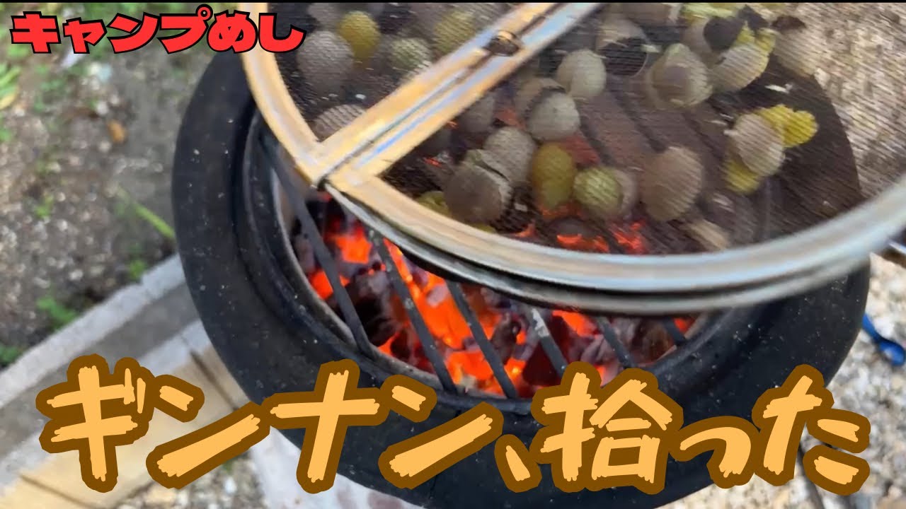 【メキシカンチムニーとキャンプ飯】　銀杏を炒る　会津干し柿　食糧危機の話
