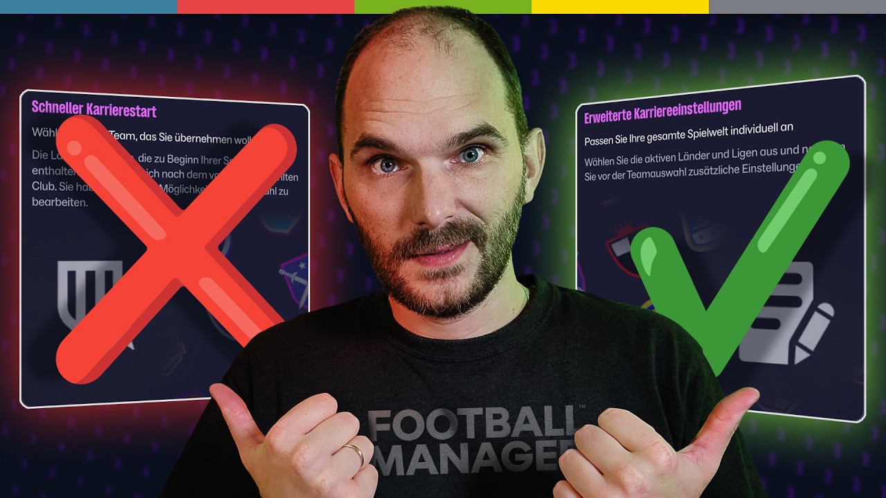 So ruinierst du deine FM26-Karriere nicht schon beim Erstellen (Datenbank-Setup-Guide)