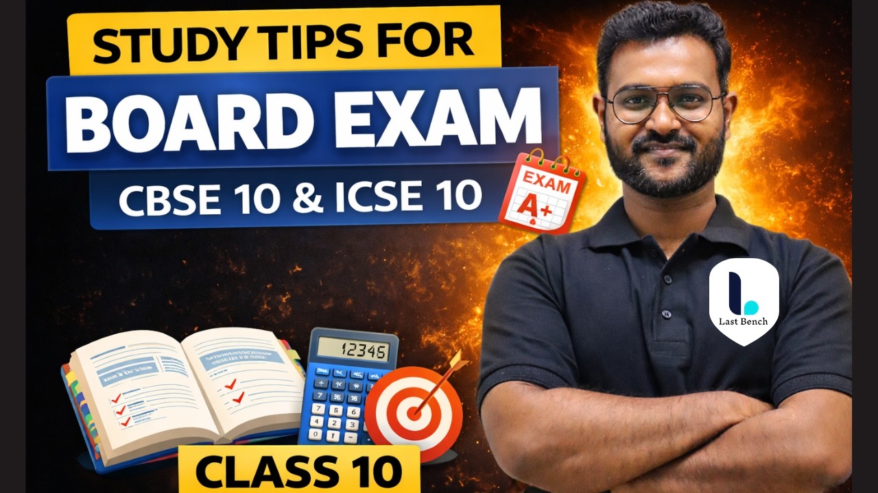 Study Tips for Board Exam | CBSE 10 & ICSE 10 | Score 90+