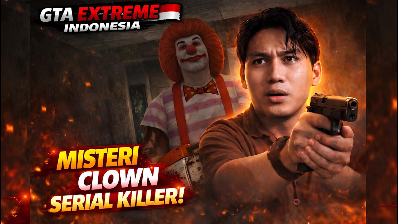 MISTERI CLOWN SERIAL KILLER TERUNGKAP?! GTA Extreme Indonesia