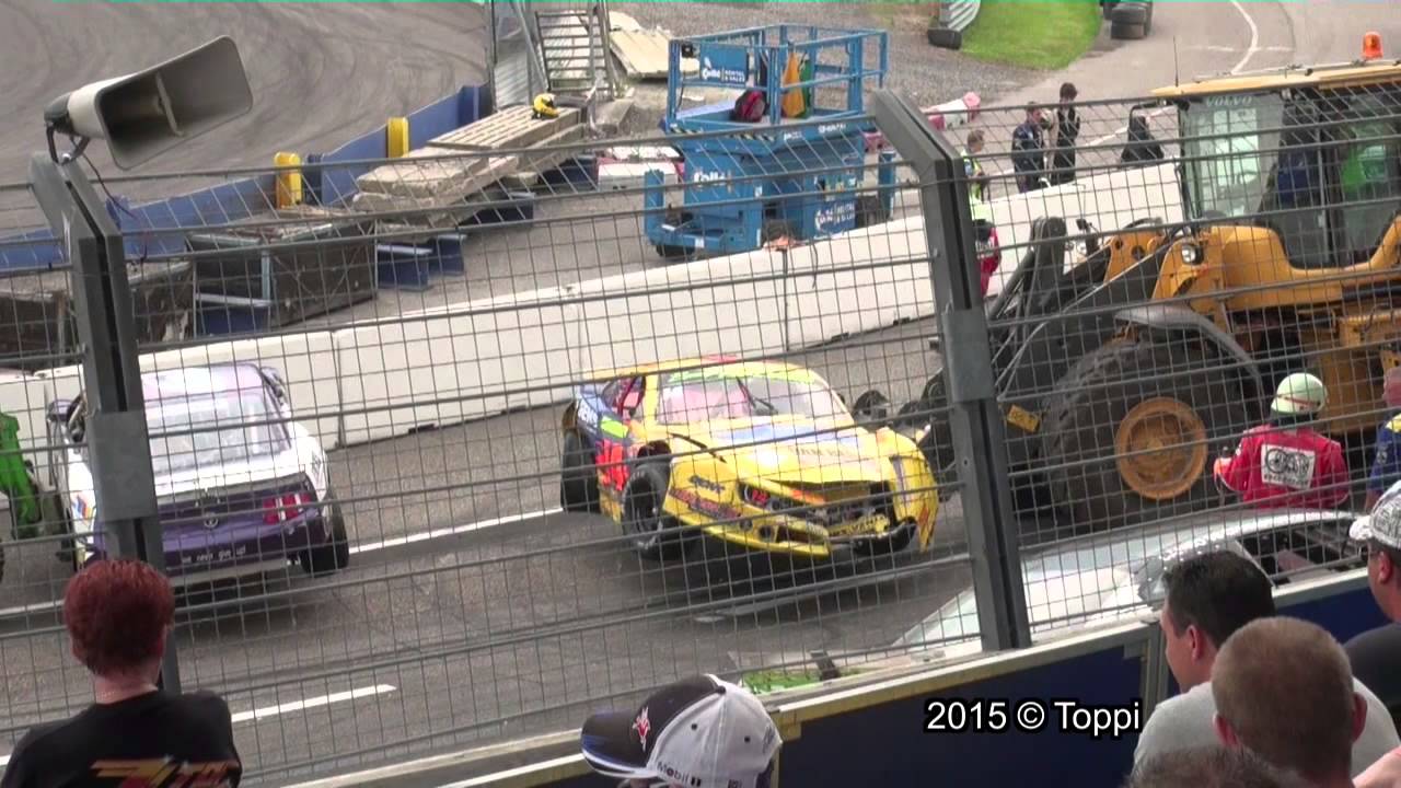 Raceway Venray 28-06-2015 Late Model V8 Supercup 1e Manche + Huldiging (26'14)