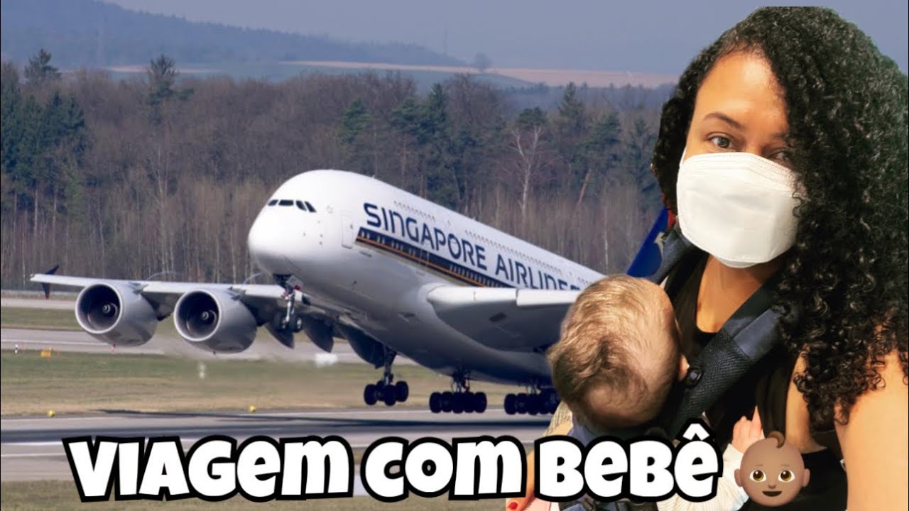 Viagem de Avião com Bebê na Singapore Airlines