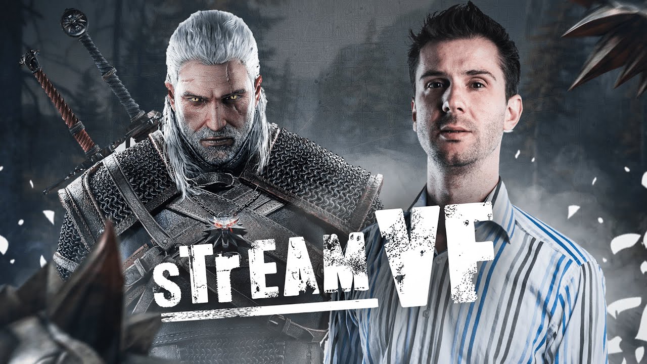 🔴 Daniel Lobe et Adrien les 2 voix de Geralt de Riv jouent a The Witcher3