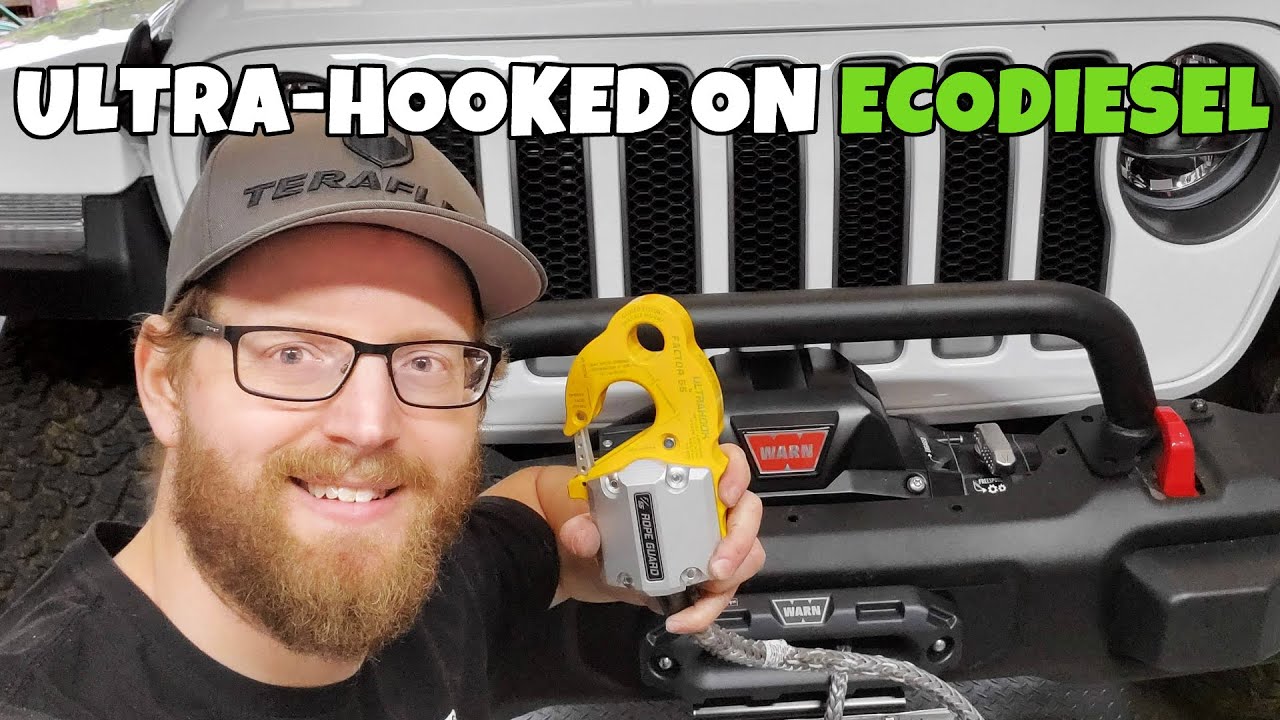 Установка лебёдки Jeep Wrangler JL на штатный бампер — Warn Zeon 12s и Ultrahook — Ecodiesel