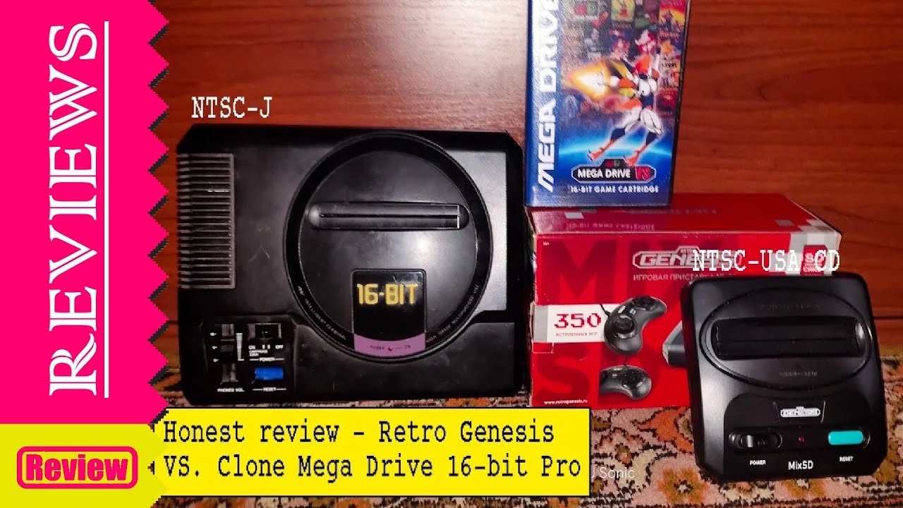 Honest review - Retro Genesis VS. Clone Mega Drive 16-bit Pro