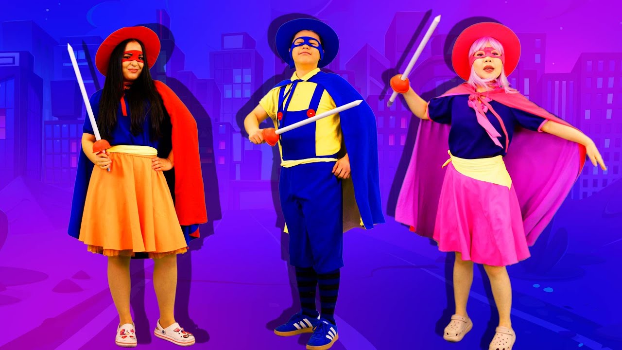 Red Zorro, Blue Zorro, Pink Zorro | Kids Funny Songs