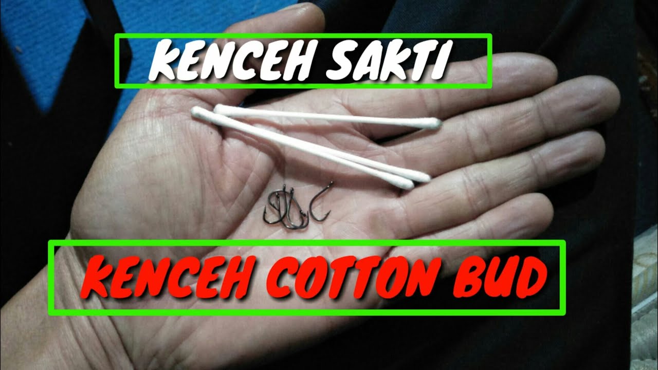 RANGKAIAN KENCEH COTTON BUD KENCEH SAKTI TEHNIK MANCING IKAN NILA