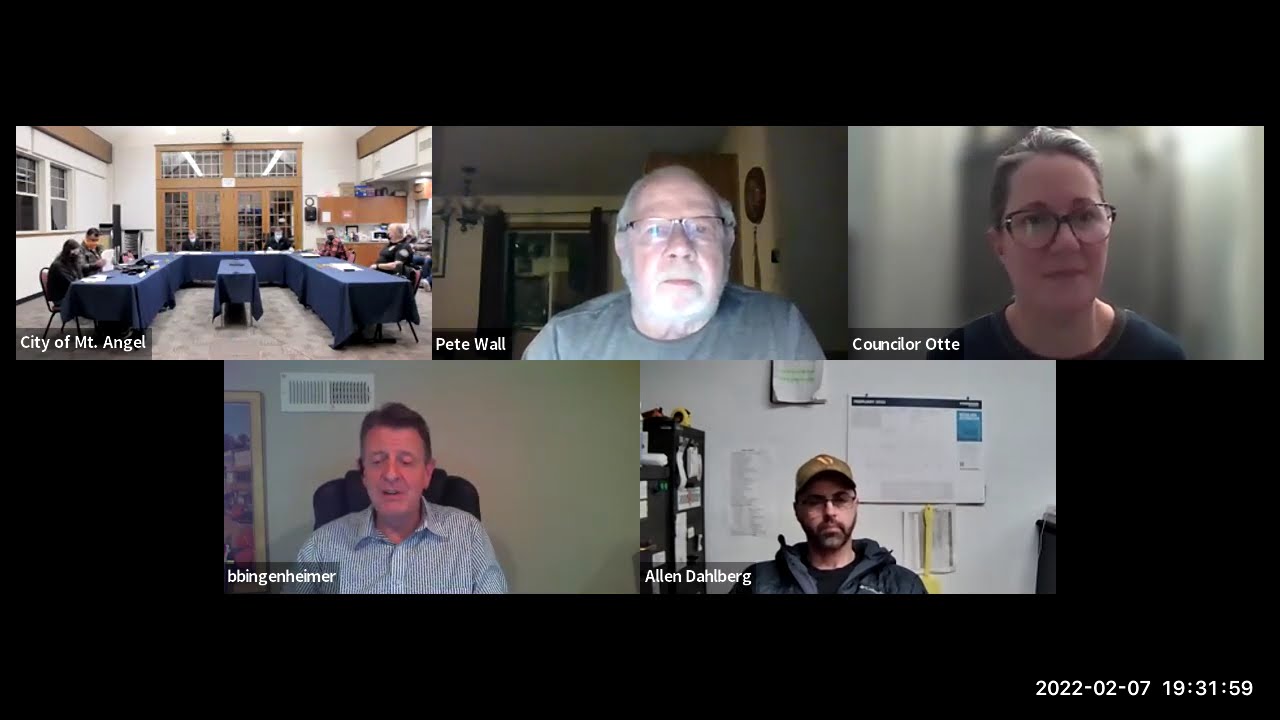 February 2022 Regular City Council Meeting
