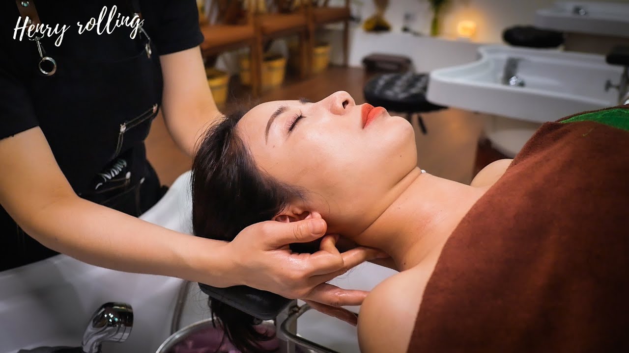 Asmr Deep Tissue Neck, Nape, Shoulder & Hair Wash at Nha Nang Spa