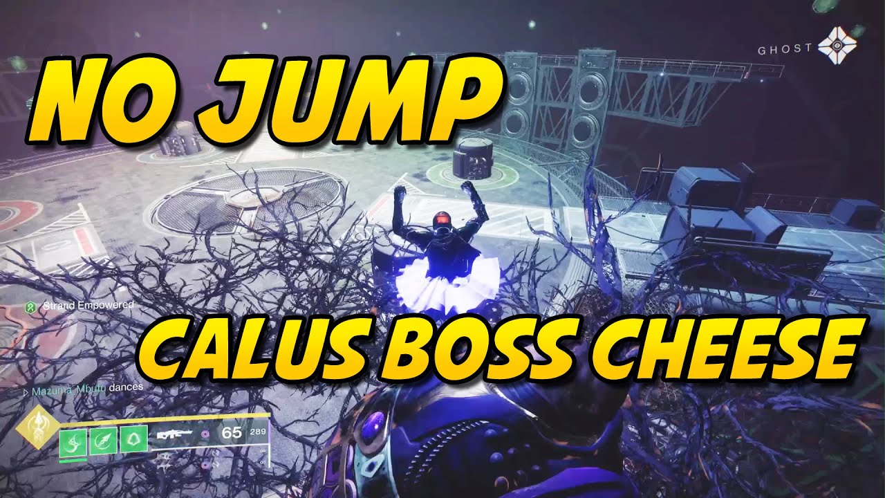 Calus Boss cheese NO JUMP - Desperate Measures [Destiny 2]