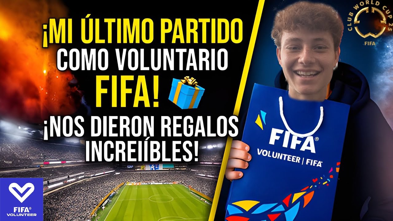 ¡Último Día en el Mundial de Clubes! 🎁 Regalos de la FIFA + Palmeiras vs Chelsea🔥 #FIFA #Voluntarios