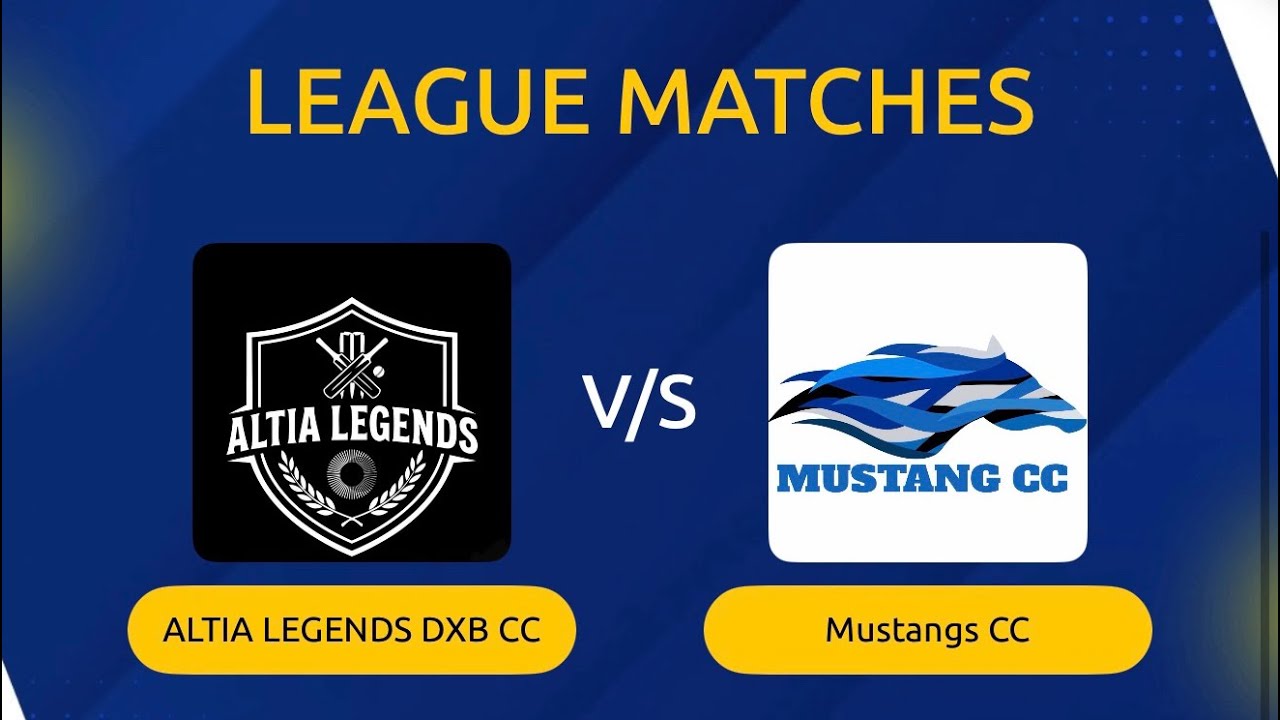 21st FEB - MUSTANGS CC v/s ALTIA LEGENDS DXB CC