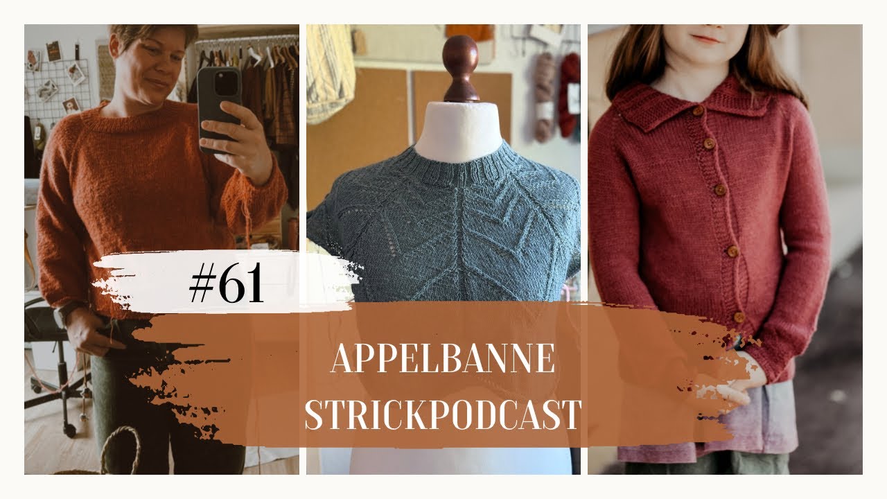 Appelbanne Strickpodcast #61 I love Koffieboon and Scarfs und wie immer volle Nadeln :)