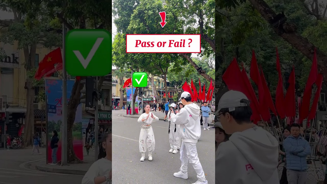 PASS or FAIL? Viral Chinese Dance Trend on the Street 🔥 #shorts