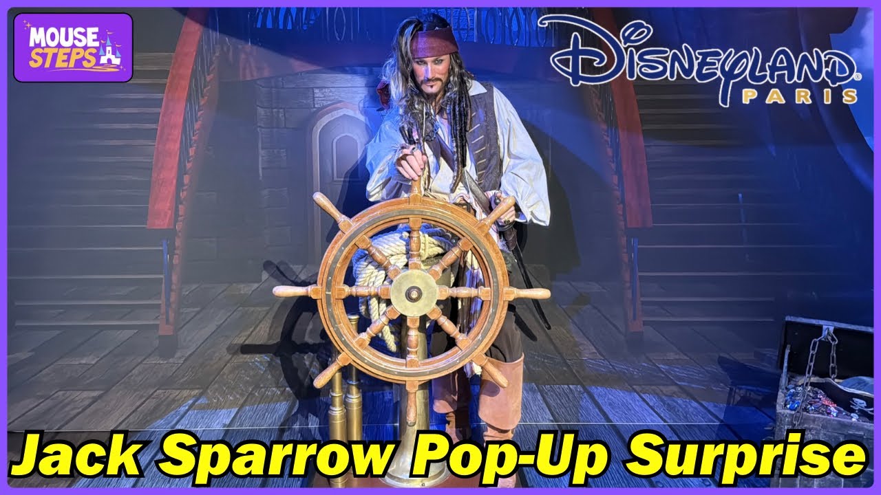 Captain Jack Sparrow at Disneyland Paris - Annual Pass Disney Cruise Line Event