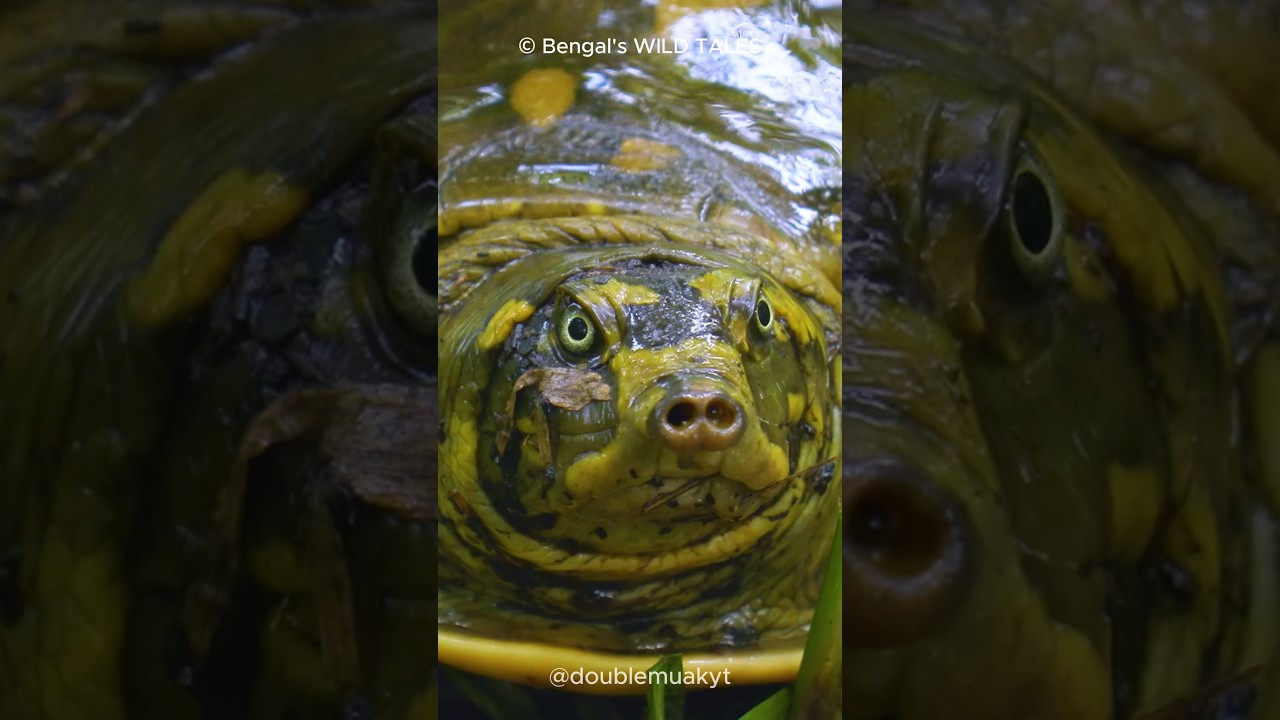 Meet the Stealthy Soft-Shelled Turtle! 🐢🐢