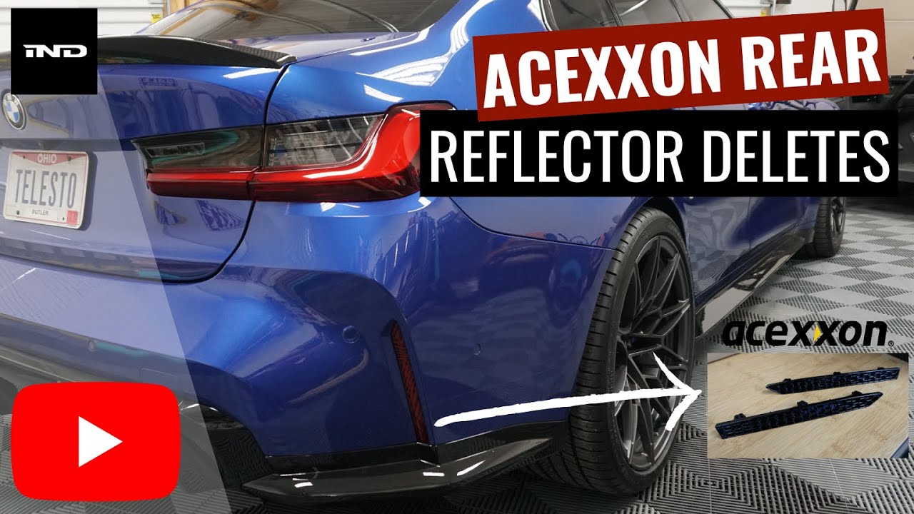 Acexxon Rear Reflector Deletes | BMW G80 M3
