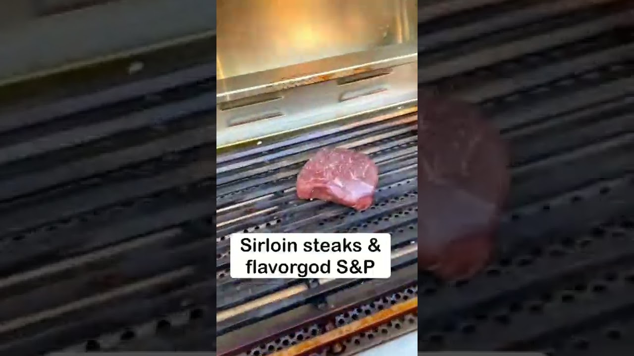 Sirloin Steaks using my #Flavorgod Himalayan Salt and Pink Peppercorn Seasoning!👏 #food #recipe