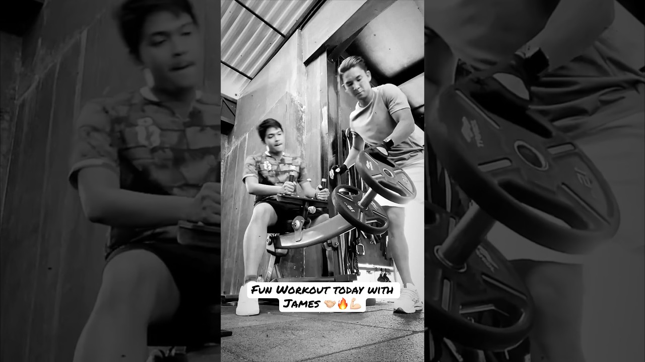 Fun Workout with James Purba! 🤝🏻🔥💪🏻 (Part 1) #fitness #gymmotivation