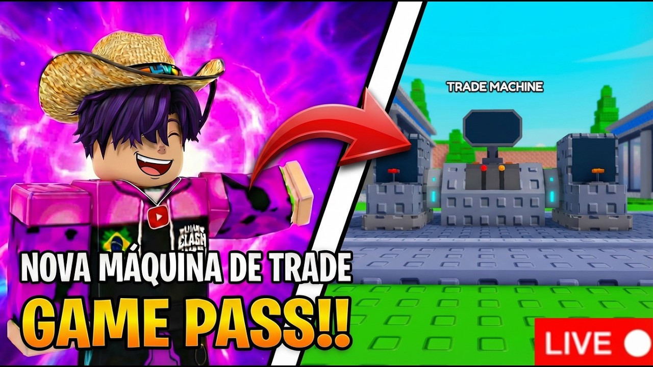 🚨 AO VIVO: NOVA MÁQUINA DE TRADE + DOANDO MUITO ROBUX | LABORATÓRIO BRAINROT
