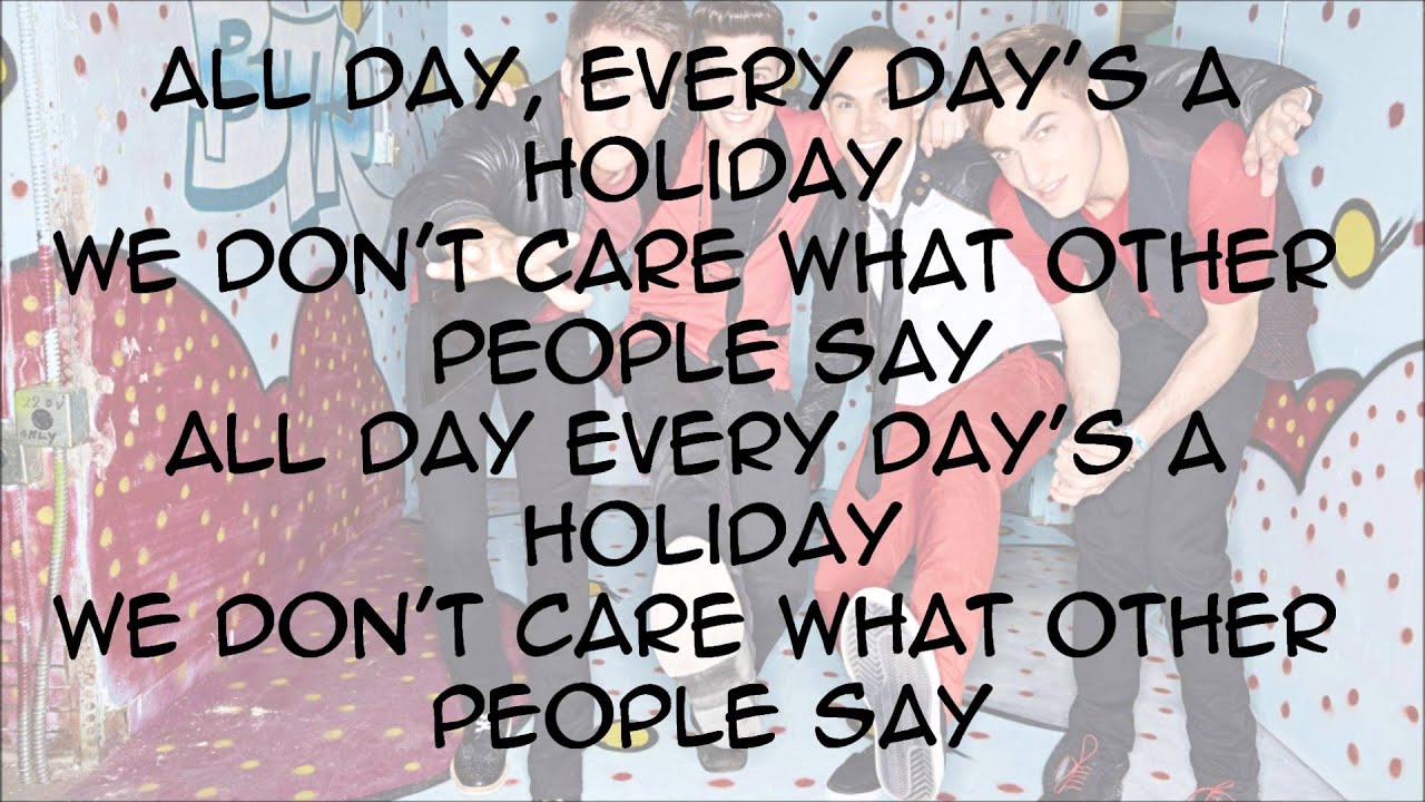 Big Time Rush - 24/seven (with Lyrics)