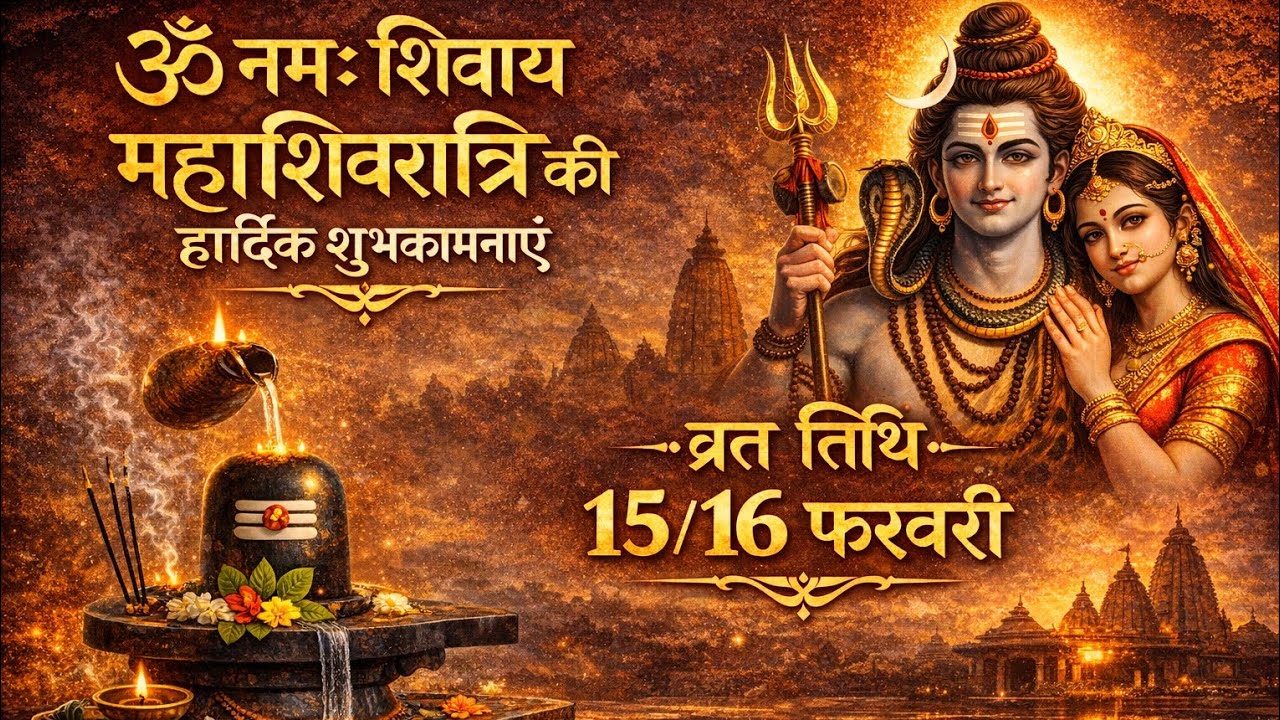 महाशिवरात्रि 2026 में कब ह ||| MAHASHIVRATRI 2026 kab ha ||| शुभ मुहूर्त   ||| हर हर महादेव 🙏🙏🙏