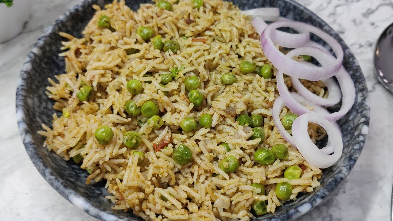 Green Peas Pulao Recipe | Matar Pulao Recipe | Peas Pulao Recipe |  Veg Pulao Recipe | Rice Recipes